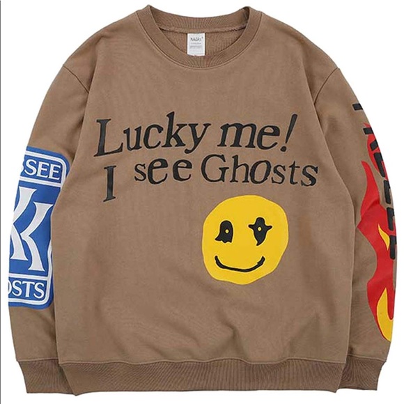 lucky me i see ghosts hoodie urban outfitters